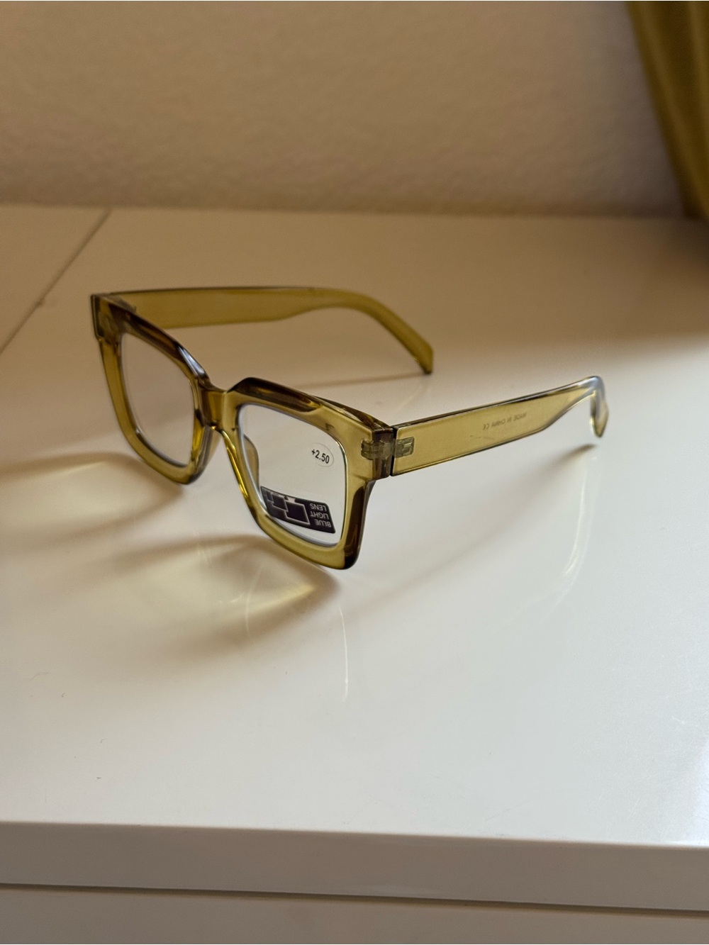 Fifth & ninth green Oversized Square Blue-Light Glasses 
No +2.5 - Picture 2 of 13
